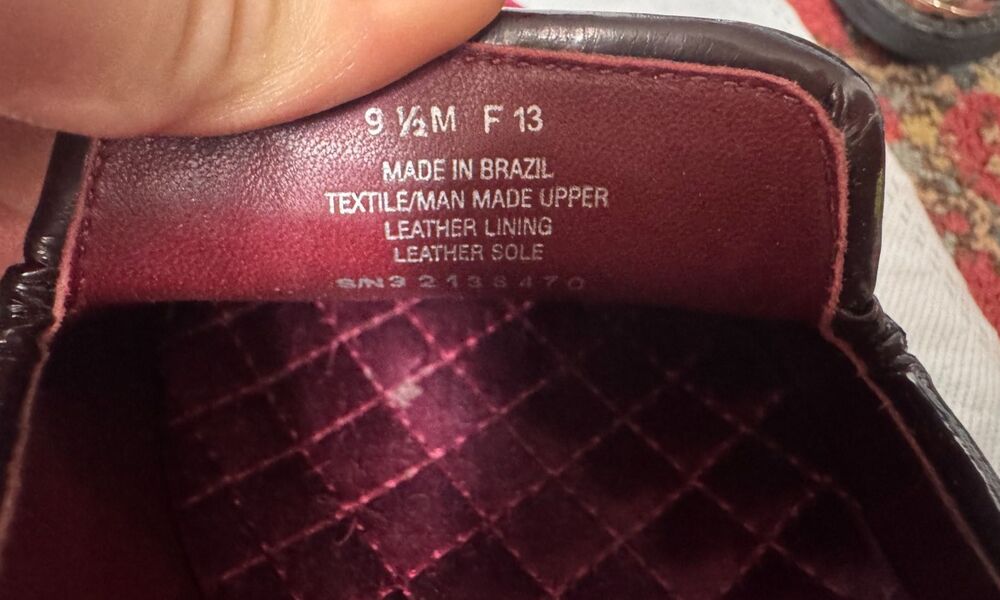 Tory Burch Burgundy Easton embroidered Velvet Beetle Loafers US 9.5 - Picture 10 of 16
